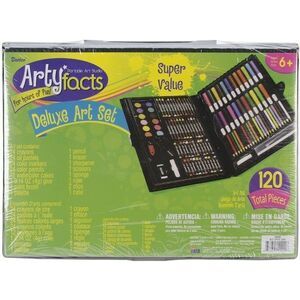 Darice 120-Piece Deluxe Art Set